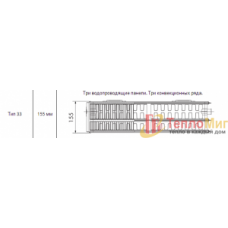 Korado (Корадо) Стальной панельный радиатор Radik VKL 33 900 2300