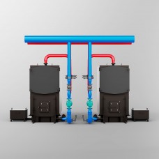 Промышленный Угольный полуавтоматический котел LONGLIFE PRO 100 кВт промышленный с факельной горелкой