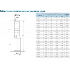 Скважинный центробежный насос CNP серии SJ 42-10