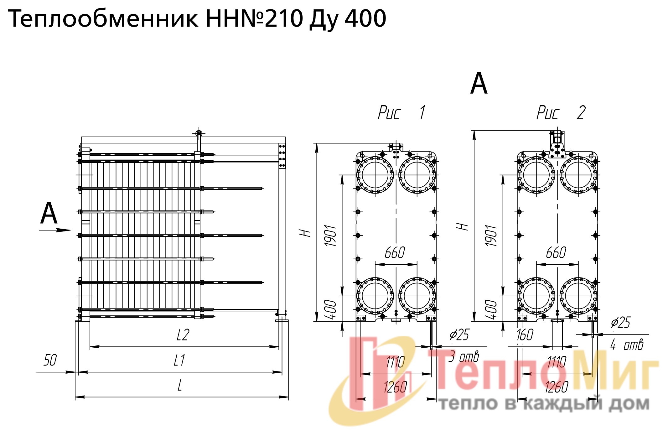 пластинчатый теплообменник Ридан